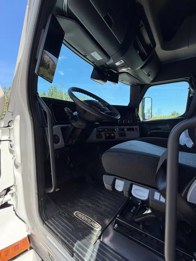 Driver's seat inside a BILATO truck